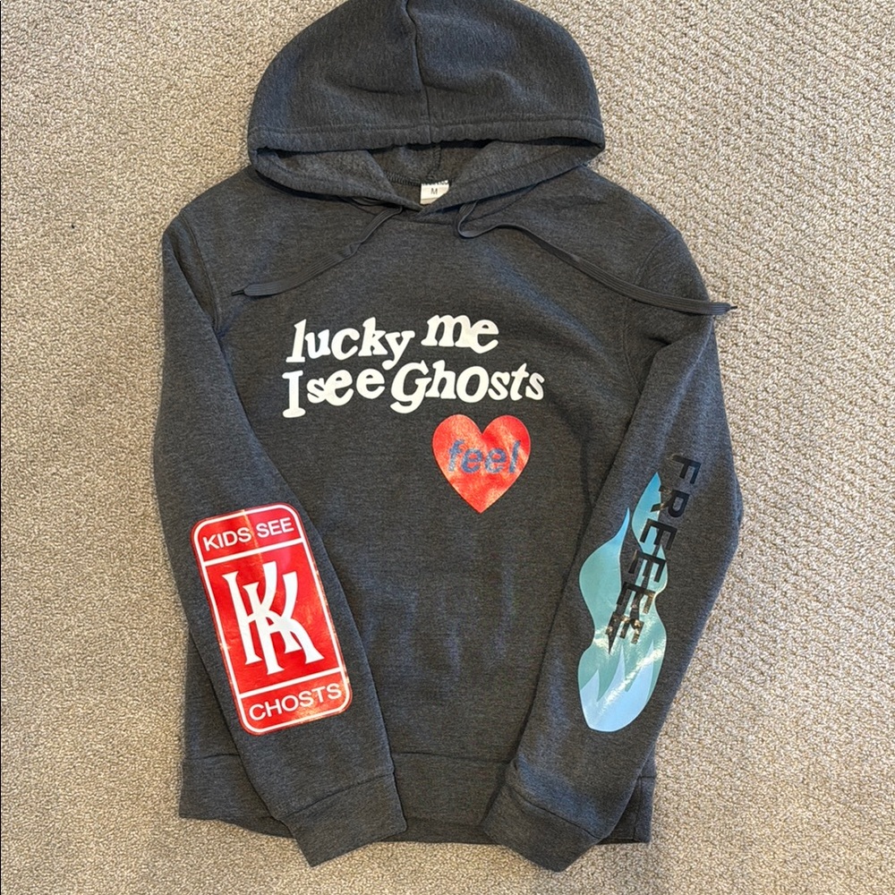 Lucky Me Gray Hoodie size:M